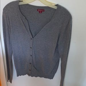 Grey cardigan